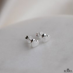 "Liva" restikker med sm slv hjerter (small)