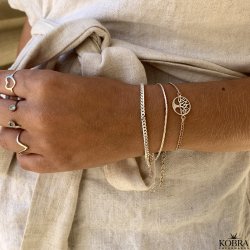 "Serena" slv armbnd med sm led