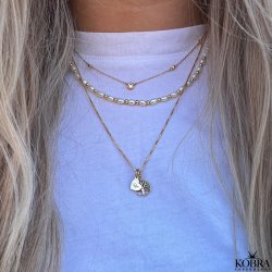 "Believe" gold necklace with the tree of life