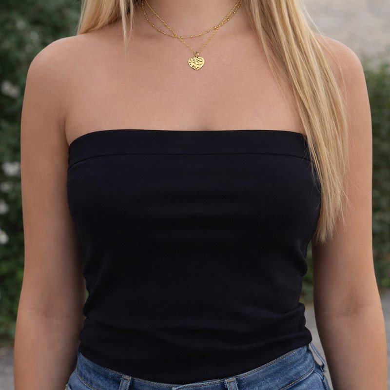 14 carat gold plated Tree of Life with hearts and personal engraving