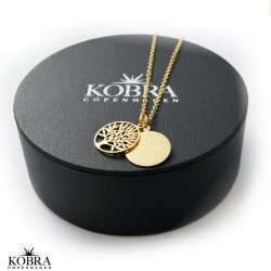 Tree of Life necklace in gold with engraving