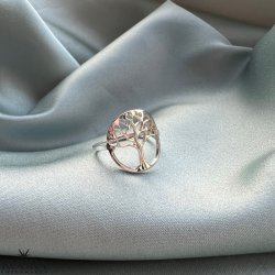 "Forever" livets tr ring i sterling slv