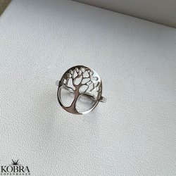 "Forever" livets tr ring i sterling slv