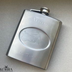 Lommelrke med motorcykel i stl