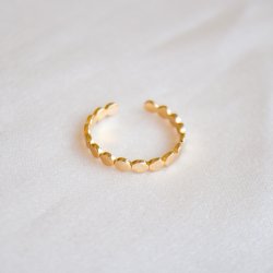"Lottie" t�ring med kugledesign i guld