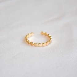 "Lottie" t�ring med kugledesign i guld