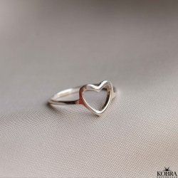 "Lovella" hjertering i slv