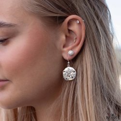 "Mayflower" slv sstjerne reringe med hammerslet amuletter