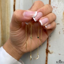 "Ayla" mne og stjerne reringe i guld