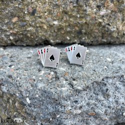 "Aces" Cufflinks with aces