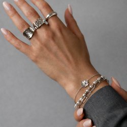 "Colorado" chunky s�lv armb�nd