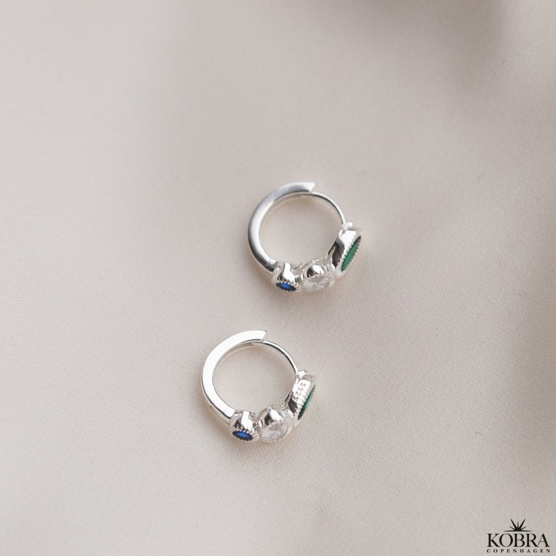 "Martine" slv reringe med sten