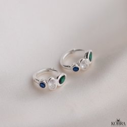 "Martine" slv reringe med sten