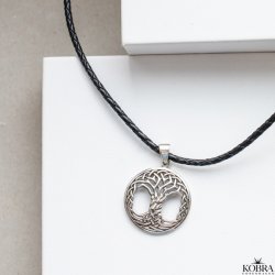 "Halfdan" Livets tr YGGDRASIL halskde med ldersnor