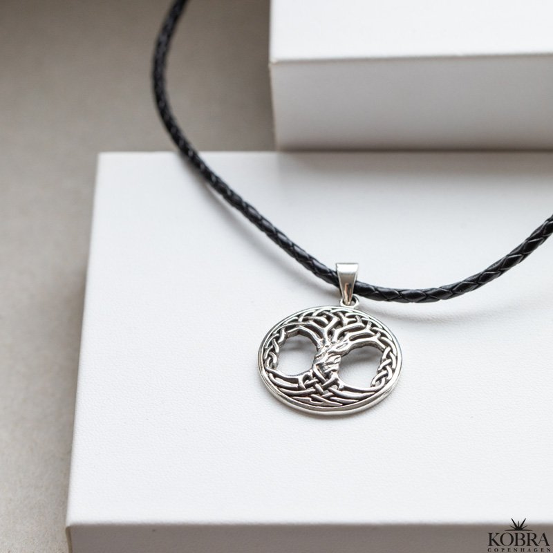 "Halfdan" Livets tr YGGDRASIL halskde med ldersnor