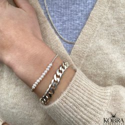 "Clinton" 10mm panzer armbnd i sterling slv