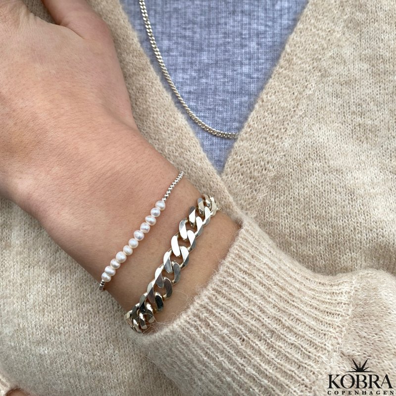 "Clinton" 10mm panzer armbnd i sterling slv