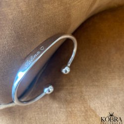 "Payton" slv armbnd med din personlige gravering 