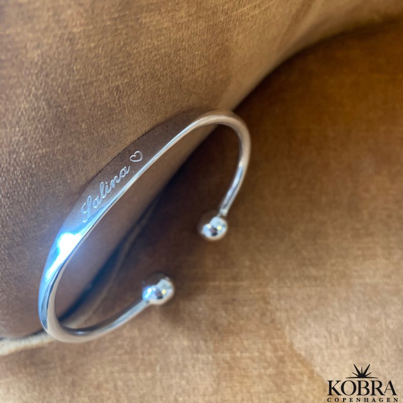 "Payton" slv armbnd med din personlige gravering 