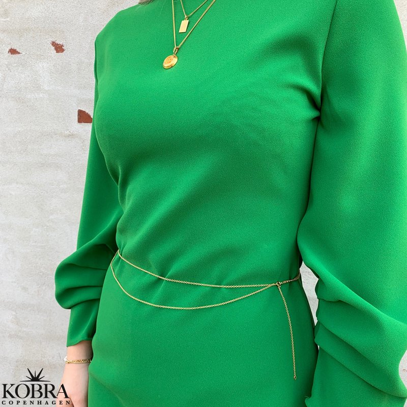 "Simplicity" 18 karat forgyldt mavekde