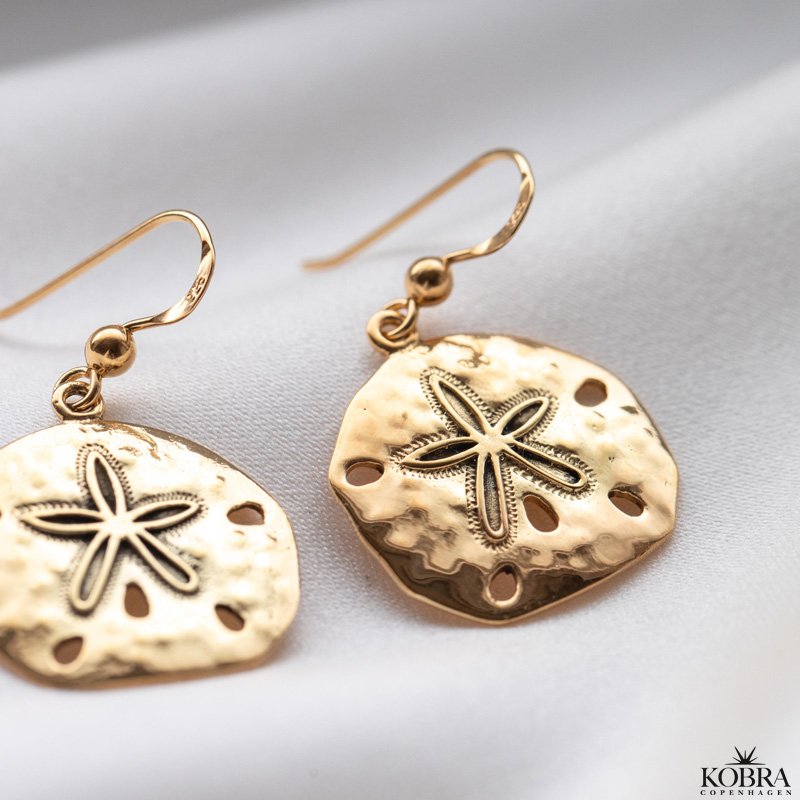 "Mayflower" guld sstjerne reringe med hammerslet amuletter