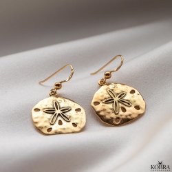 "Mayflower" guld sstjerne reringe med hammerslet amuletter