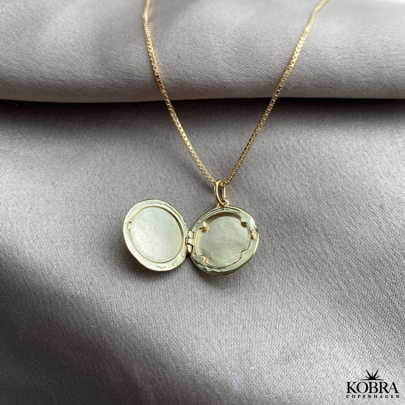 "Lia" 18 karat forgyldt Livets Træ medaljon