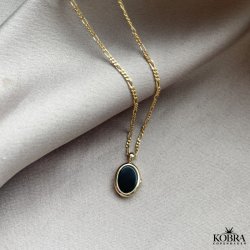 "Spirit" guld medaljon med perlemor