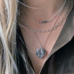 "Kenya" kde halskde / choker i slv