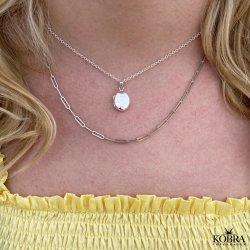 "Quinn" sterling slv halskde