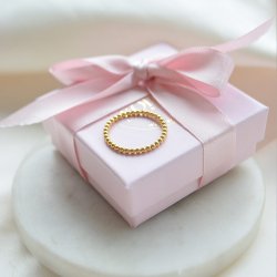 "Mellow" Ring in 18 carat gold plated sterling silver