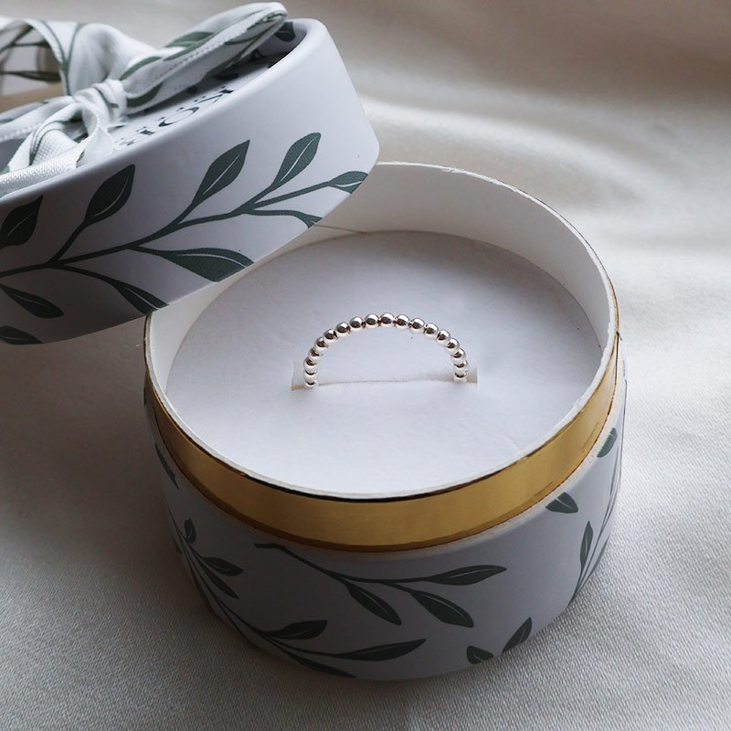 "Mellow" silver ring