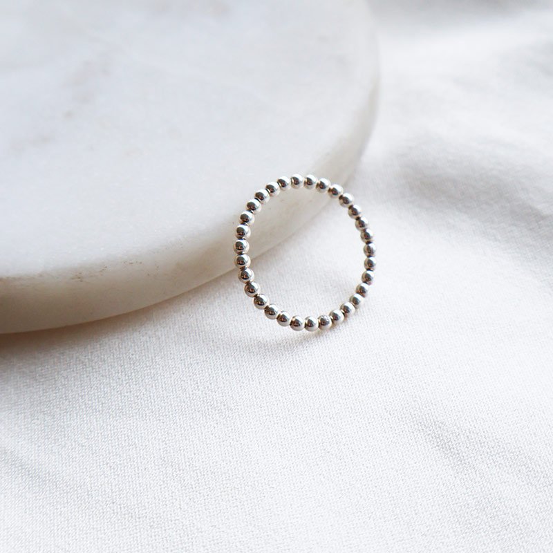 "Mellow" silver ring