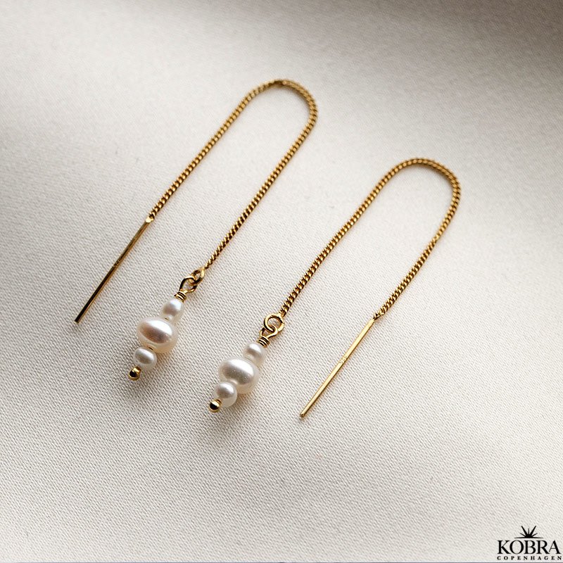 "Midsommar" perle reringe p guld retrde