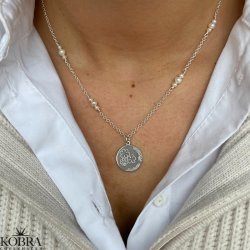 "Midsommar" sølv halskæde med gravering