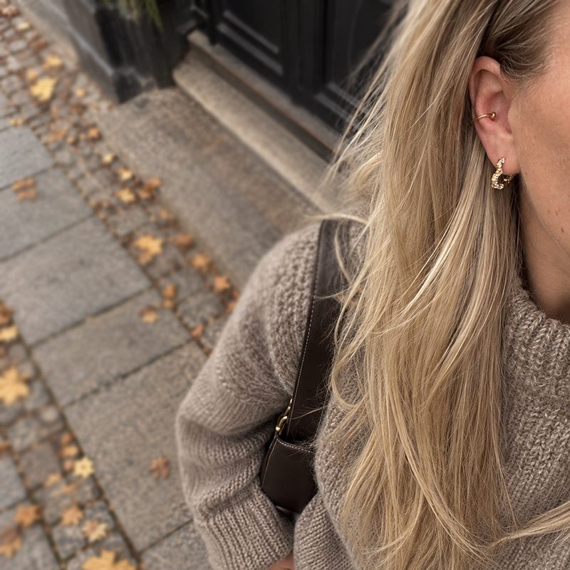 "Jay" 18 karat forgyldt earcuff