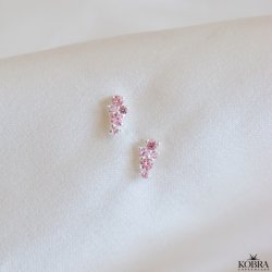 "Mikami" slv mini restik i unikt design med lyserde sten