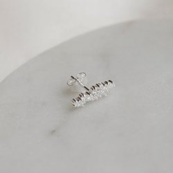 "Mikami" s�lv �rering (medium) med sten, 1 stk