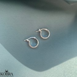 "Millie" sm sterling slv hoops