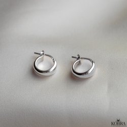 "Millie" sm sterling slv hoops