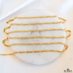 "Milo" guld mavekde i 3 mm. figaro kde