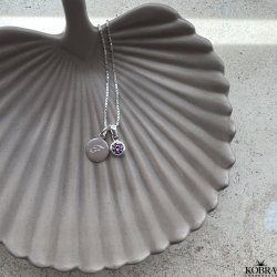 Mini ID tag / amulet i slv inklusiv din personlige gravering