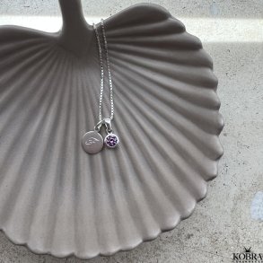 Mini ID tag / amulet i slv inklusiv din personlige gravering