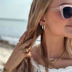 "Angelnumber" gold necklace with personal angel numbers