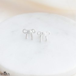 "Leonora" mini sljfe reringe med sten i slv