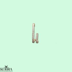 "Avery" i guld med sten 1 stk.