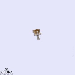 "Lucia" kors rering guld 1 stk. 