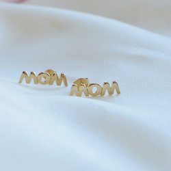 Wow/Mom 18 karat forgyldt �reringe