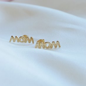 Wow/Mom 18 karat forgyldt �reringe