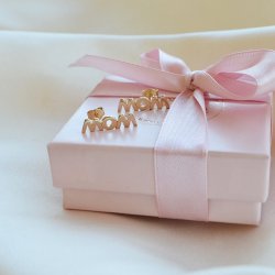 Wow/Mom 18 karat forgyldt �reringe